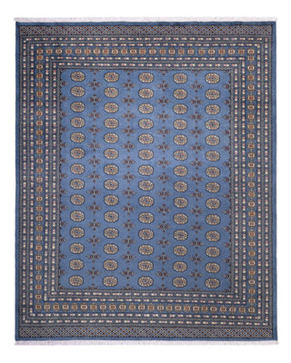 Alfombra afgana - Bukhara - 305 x 249 cm - azul