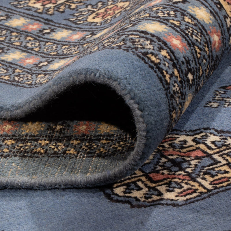 Alfombra afgana - Bukhara - 305 x 249 cm - azul