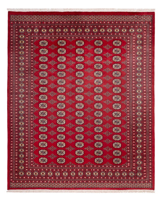 Alfombra afgana - Bukhara - 305 x 244 cm - rojo