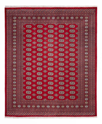 Alfombra afgana - Bukhara - 296 x 250 cm - rojo