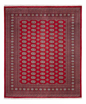 Alfombra afgana - Bukhara - 296 x 250 cm - rojo