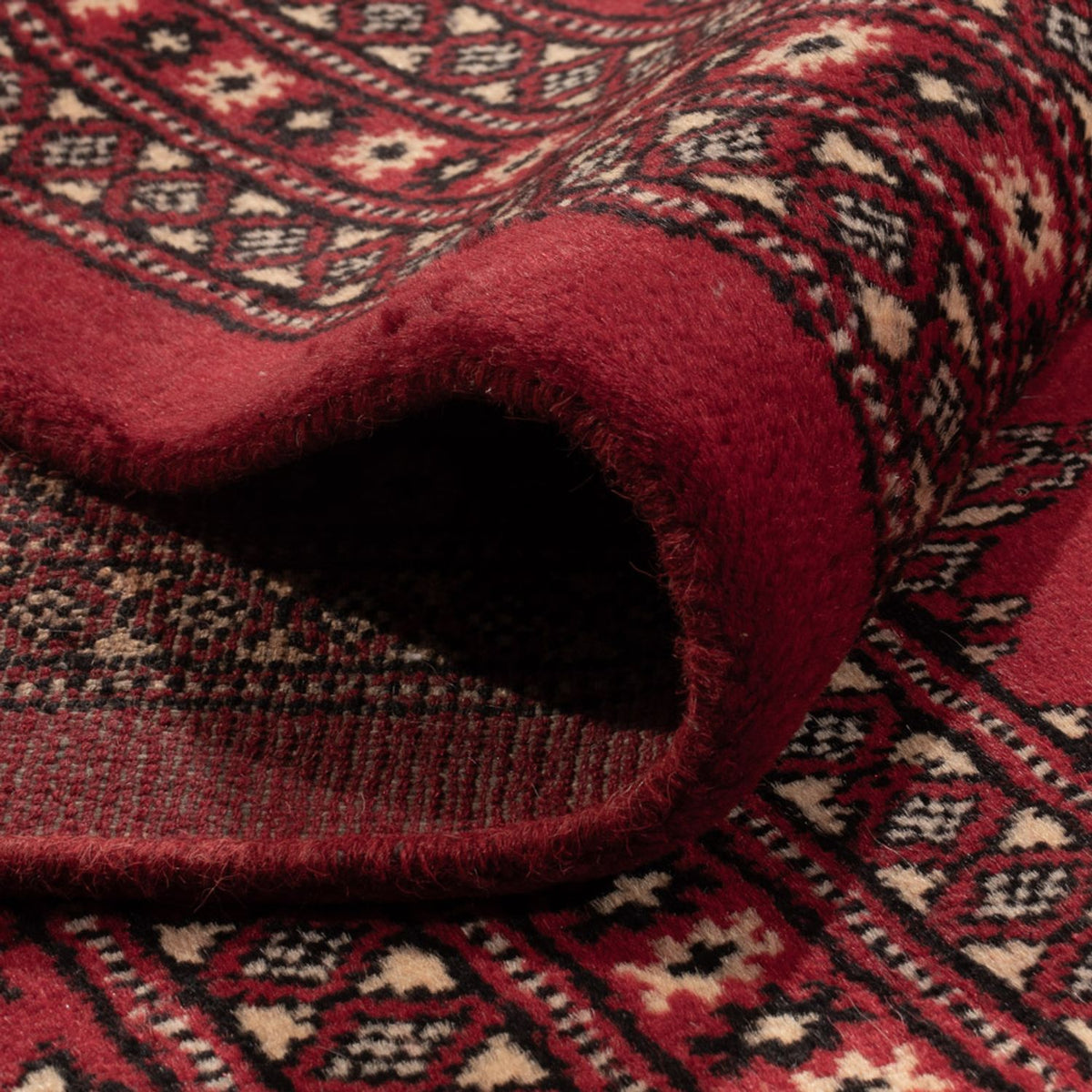 Alfombra afgana - Bukhara - 309 x 248 cm - rojo