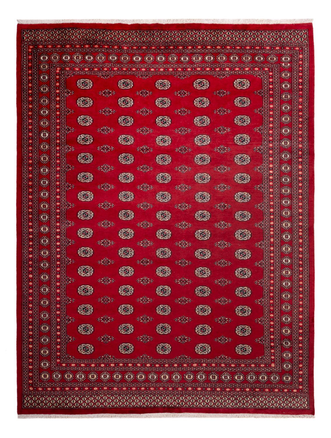 Alfombra afgana - Bukhara - 323 x 248 cm - rojo