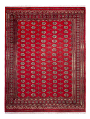 Alfombra afgana - Bukhara - 321 x 247 cm - rojo
