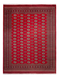 Alfombra afgana - Bukhara - 321 x 247 cm - rojo