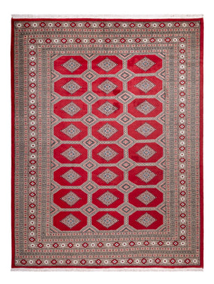 Alfombra afgana - Bukhara - 287 x 220 cm - rojo