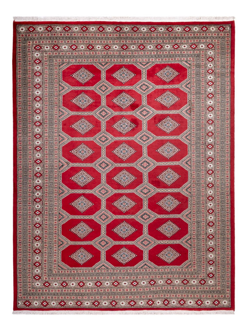 Alfombra afgana - Bukhara - 287 x 220 cm - rojo