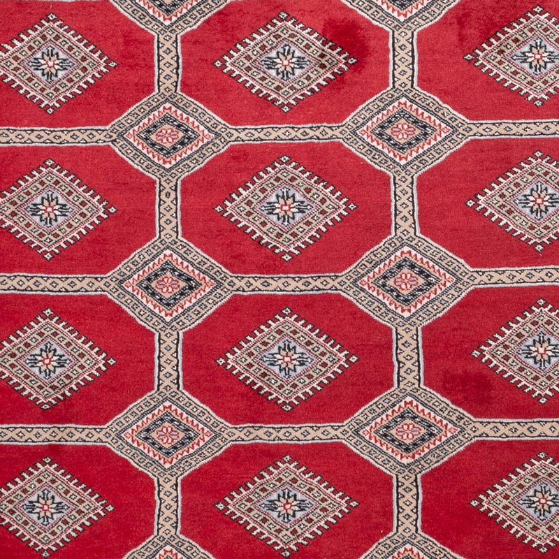 Alfombra afgana - Bukhara - 287 x 220 cm - rojo