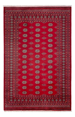 Alfombra afgana - Bukhara - 307 x 202 cm - rojo