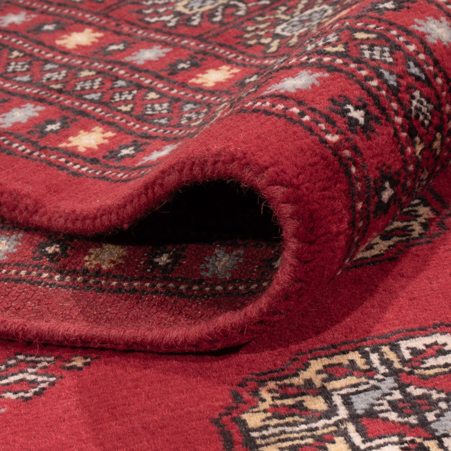 Alfombra afgana - Bukhara - 307 x 202 cm - rojo