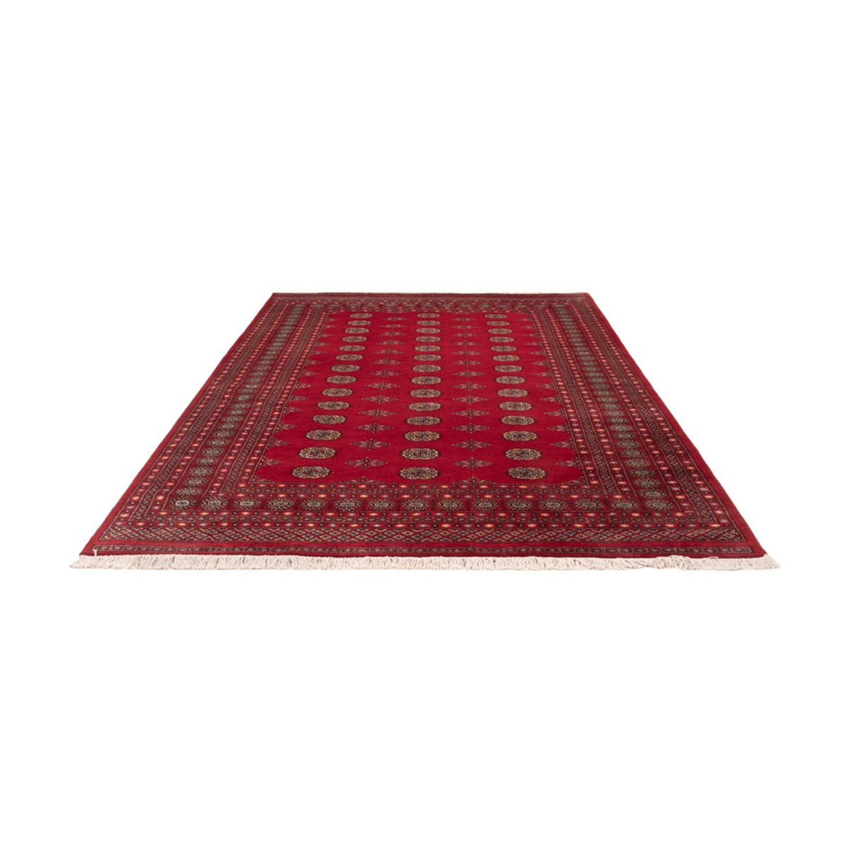 Alfombra afgana - Bukhara - 307 x 202 cm - rojo