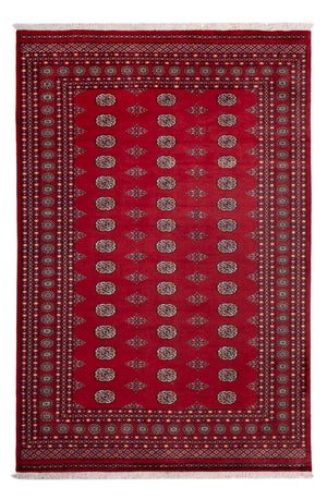 Alfombra afgana - Bukhara - 302 x 202 cm - rojo