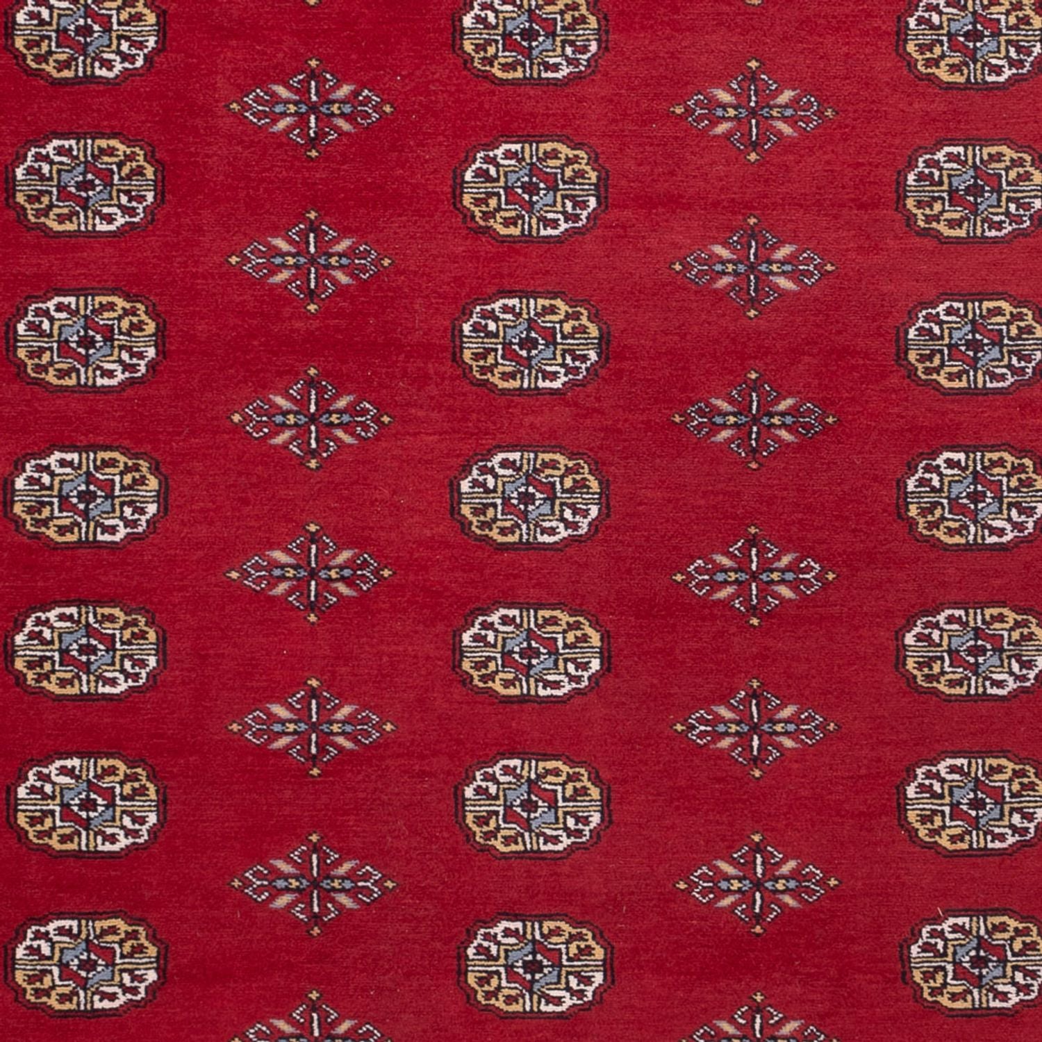 Alfombra afgana - Bukhara - 302 x 202 cm - rojo