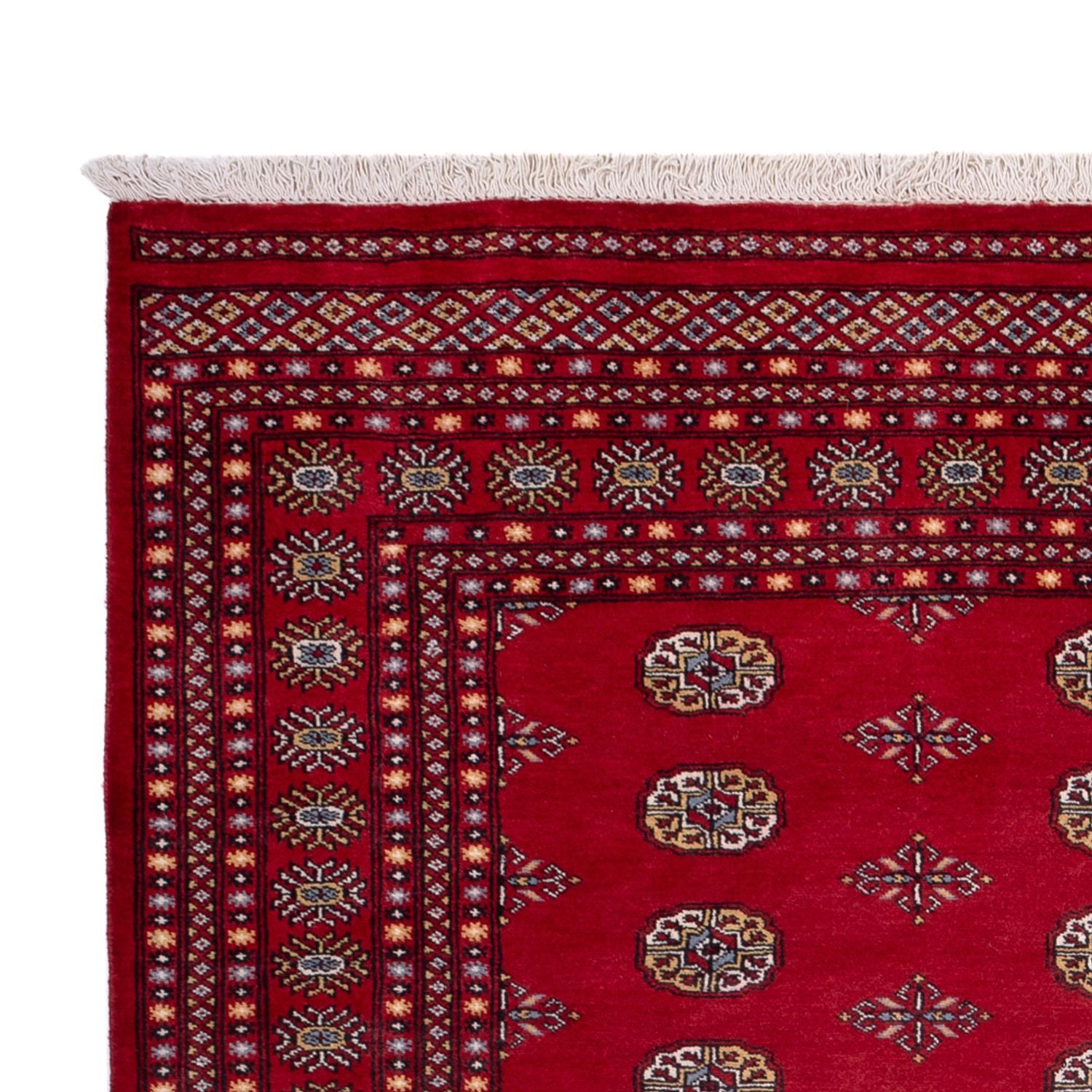 Alfombra afgana - Bukhara - 302 x 202 cm - rojo