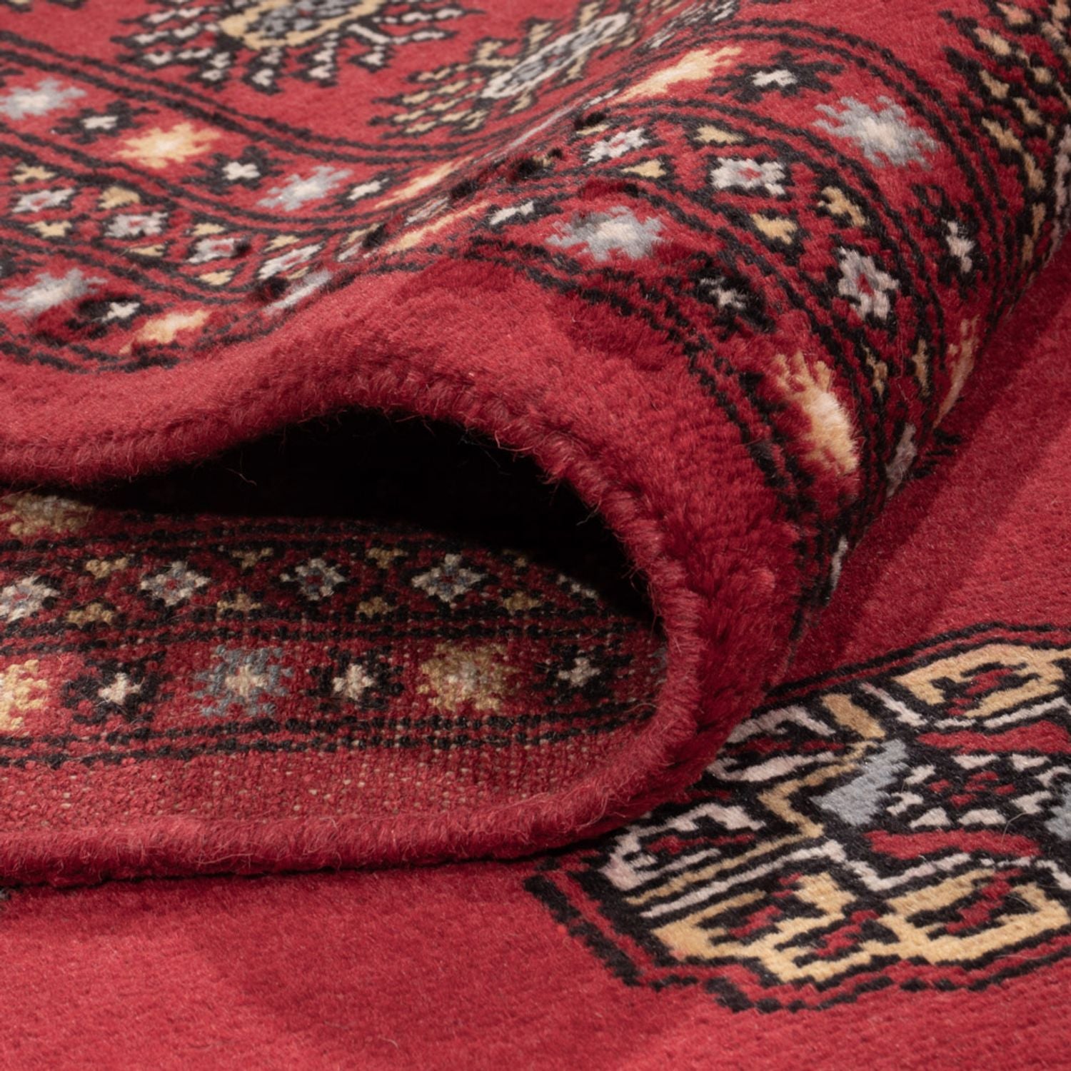 Alfombra afgana - Bukhara - 302 x 202 cm - rojo