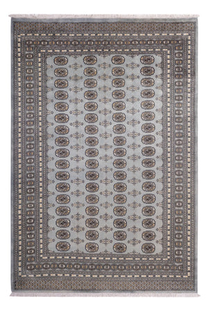 Alfombra afgana - Bukhara - 310 x 207 cm - azul cielo