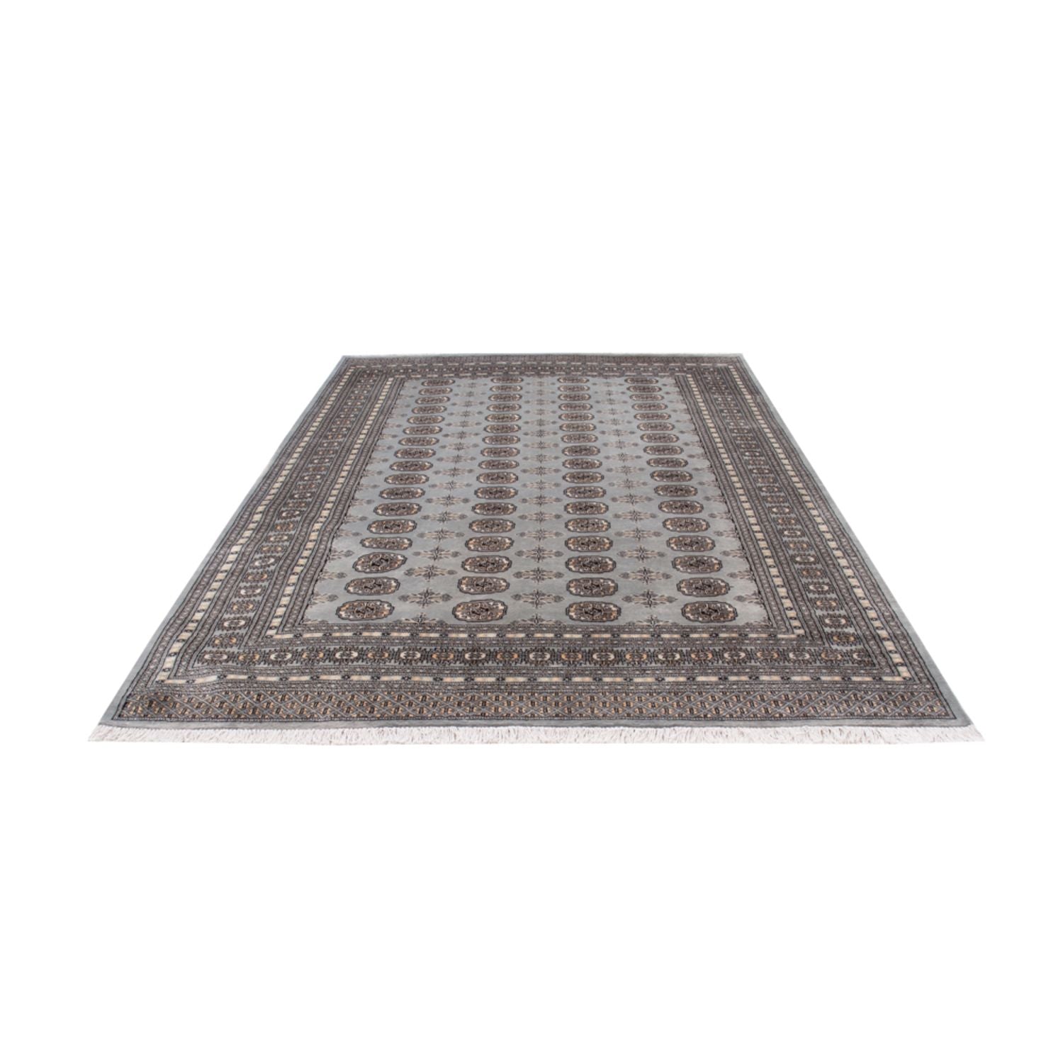 Alfombra afgana - Bukhara - 310 x 207 cm - azul cielo
