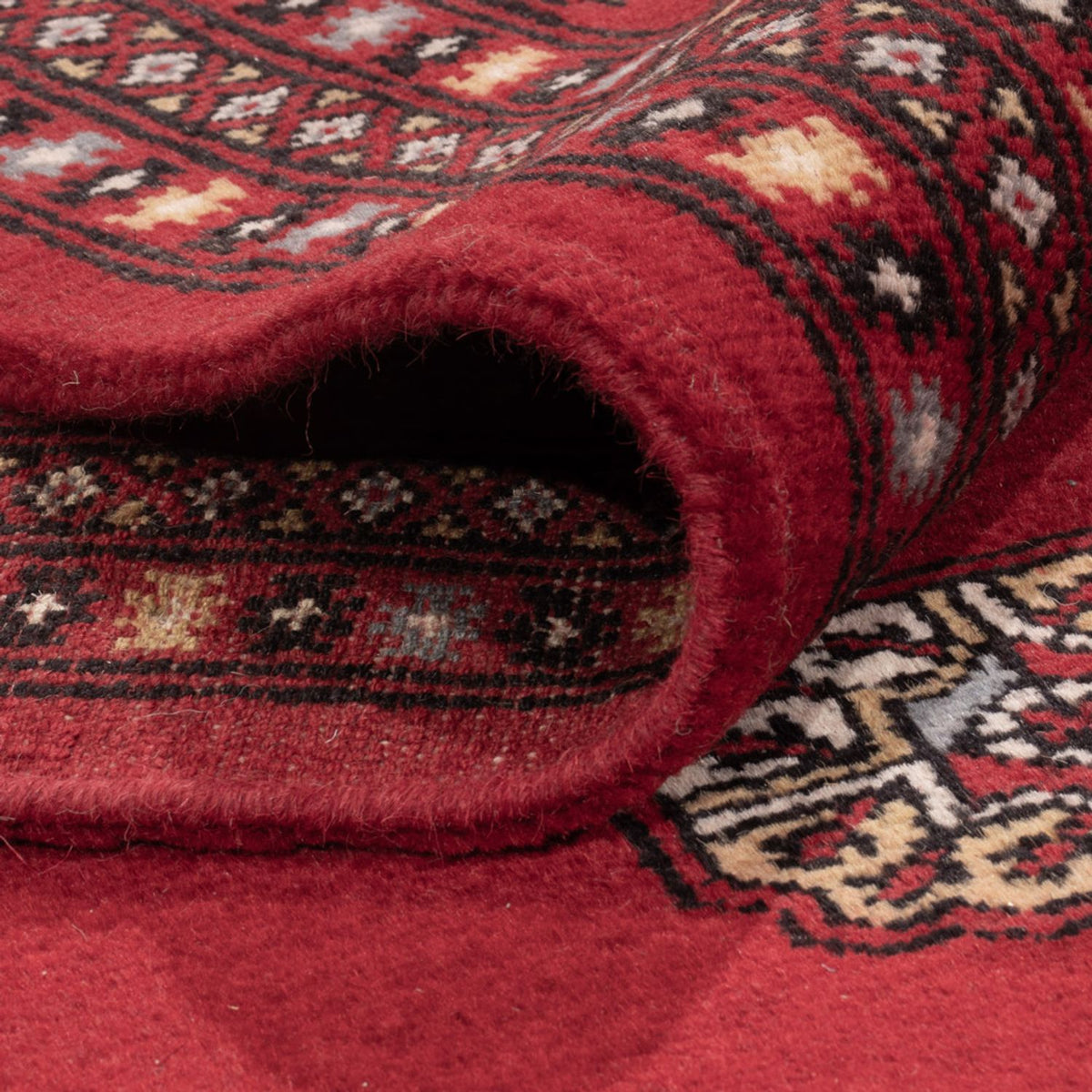 Alfombra afgana - Bukhara - 303 x 205 cm - rojo