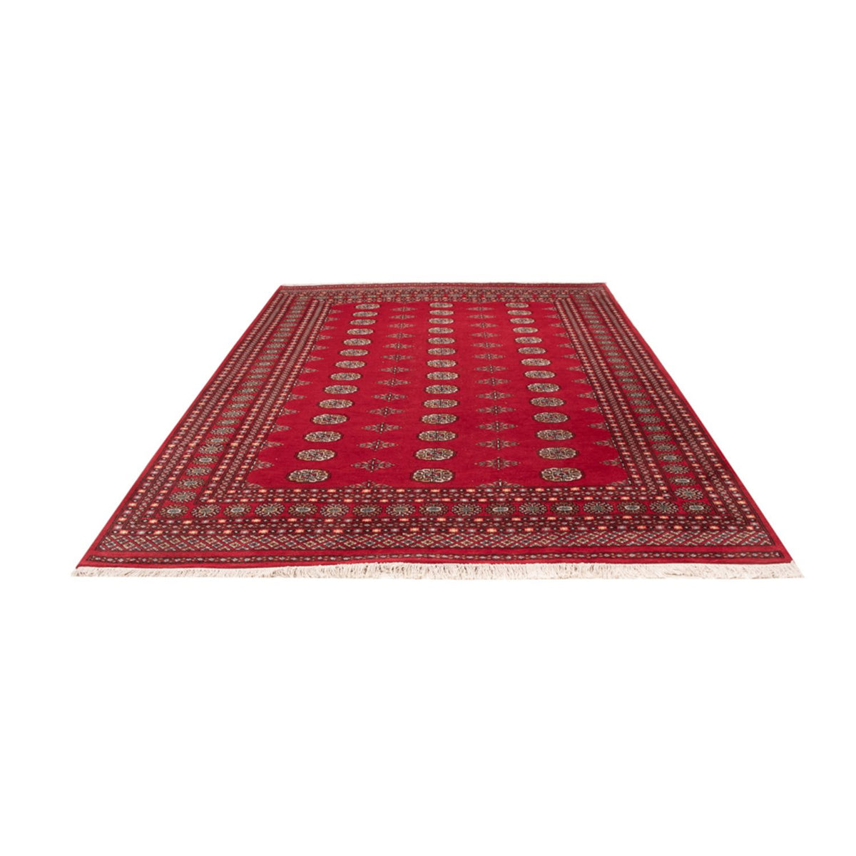 Alfombra afgana - Bukhara - 303 x 205 cm - rojo