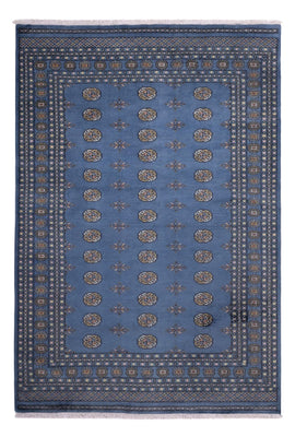 Alfombra afgana - Bukhara - 305 x 203 cm - azul