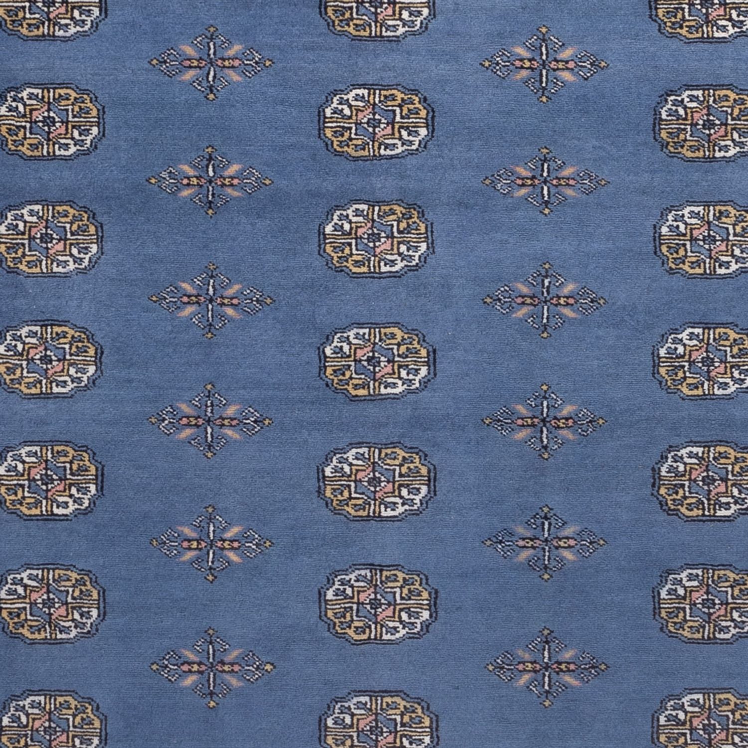 Alfombra afgana - Bukhara - 305 x 203 cm - azul