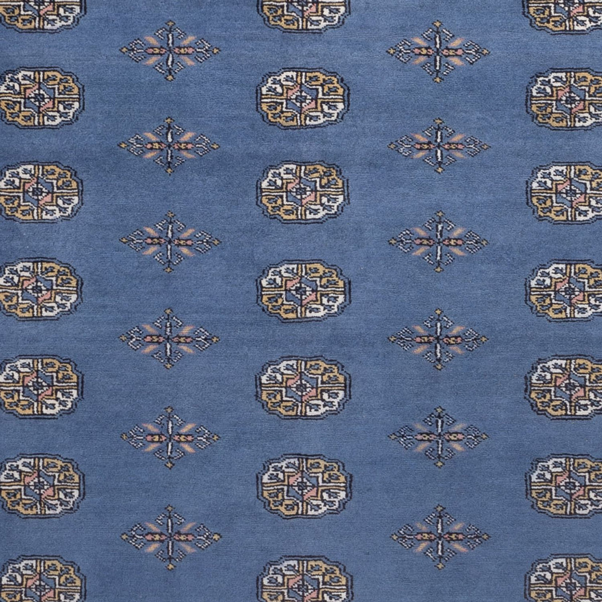 Alfombra afgana - Bukhara - 305 x 203 cm - azul