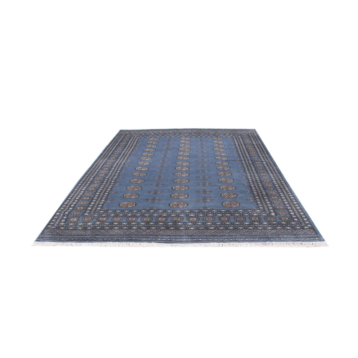 Alfombra afgana - Bukhara - 305 x 203 cm - azul