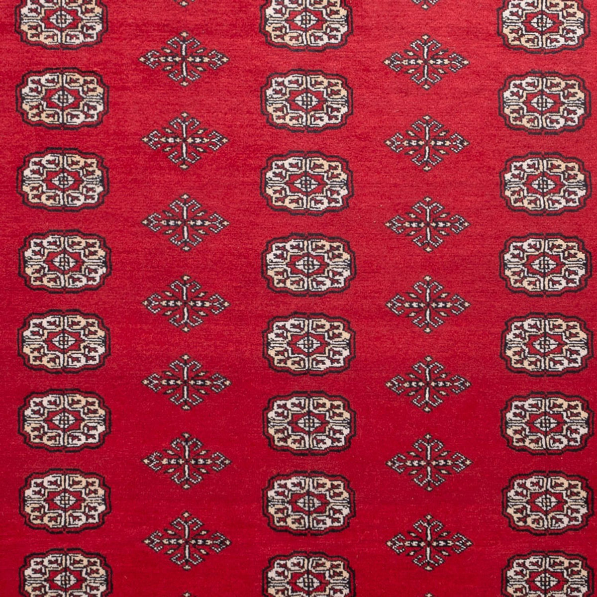 Alfombra afgana - Bukhara - 306 x 197 cm - rojo