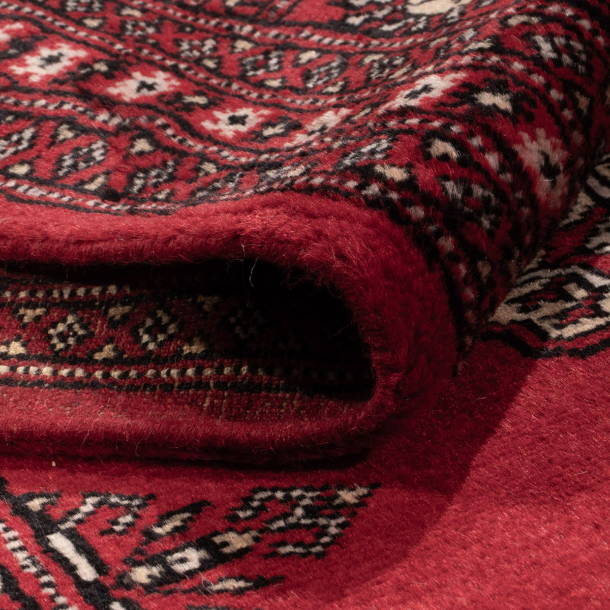 Alfombra afgana - Bukhara - 306 x 197 cm - rojo