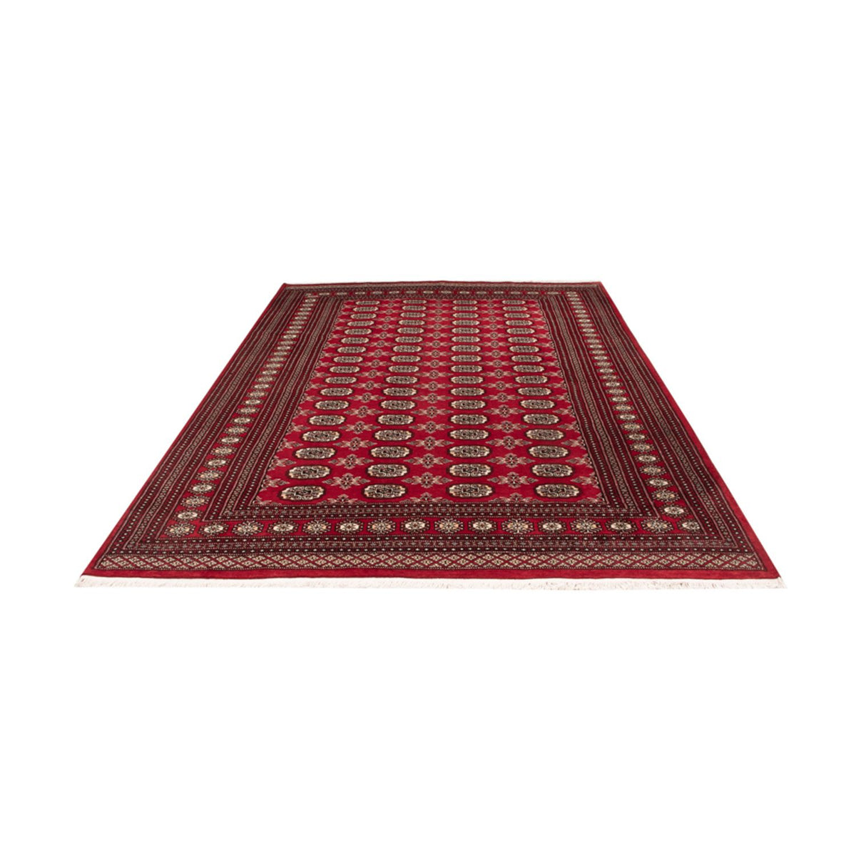 Alfombra afgana - Bukhara - 302 x 199 cm - rojo