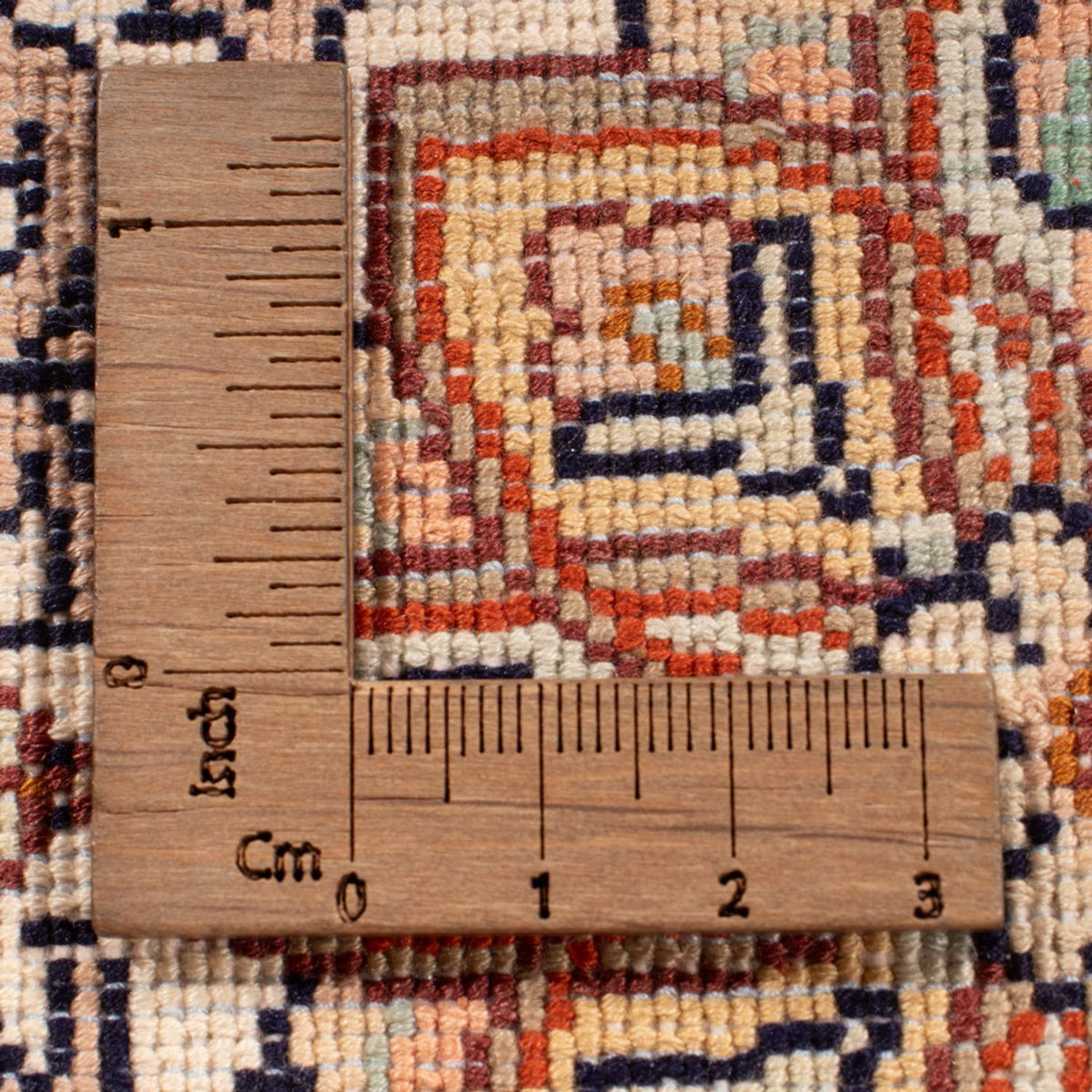 Alfombra de seda - Seda de Cachemira - 304 x 246 cm - arena