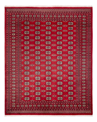 Alfombra afgana - Bukhara - 307 x 247 cm - rojo