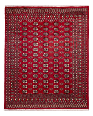 Alfombra afgana - Bukhara - 301 x 245 cm - rojo