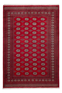 Alfombra afgana - Bukhara - 290 x 200 cm - rojo