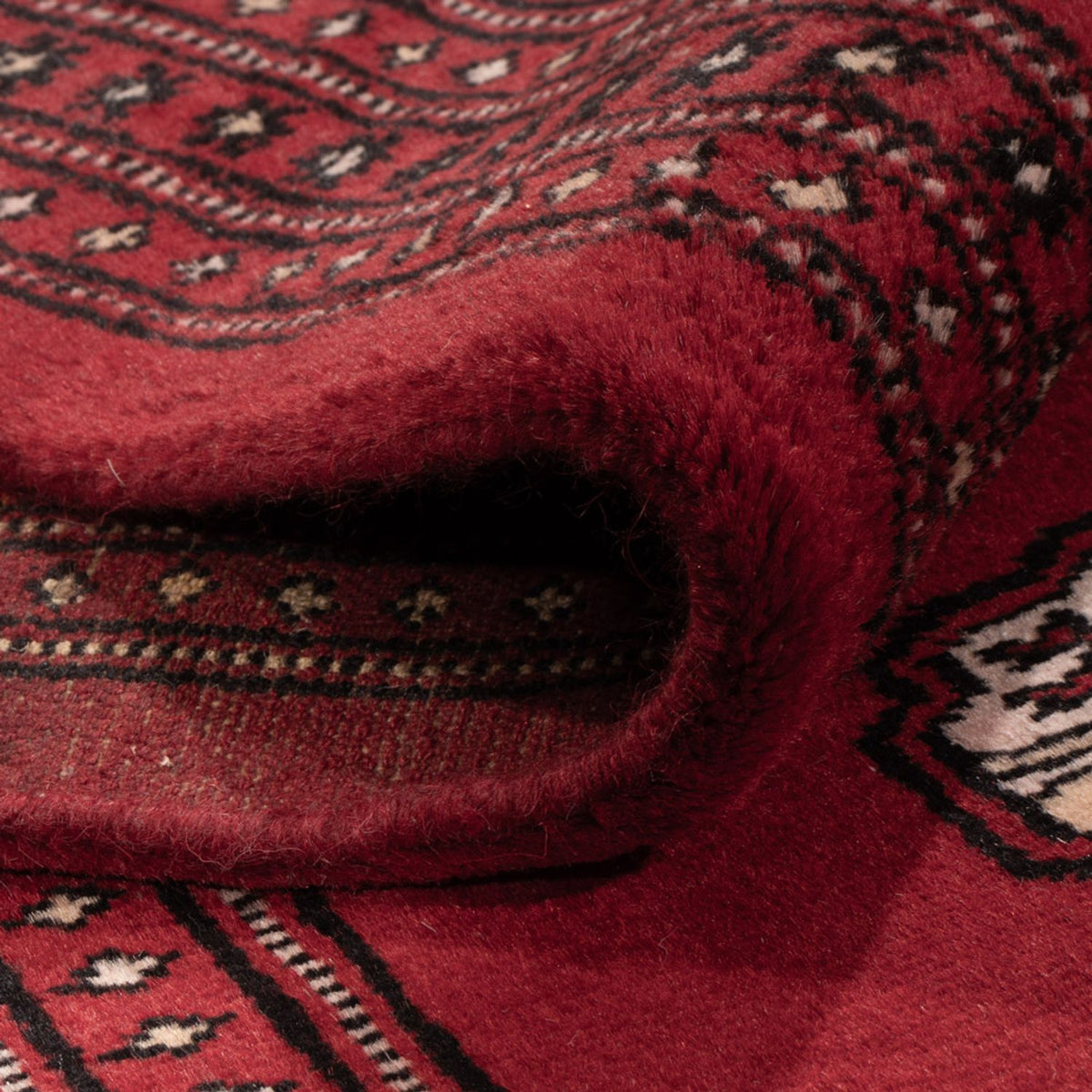 Alfombra afgana - Bukhara - 290 x 200 cm - rojo