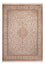 Alfombra de seda - Seda de Cachemira - 290 x 205 cm - arena