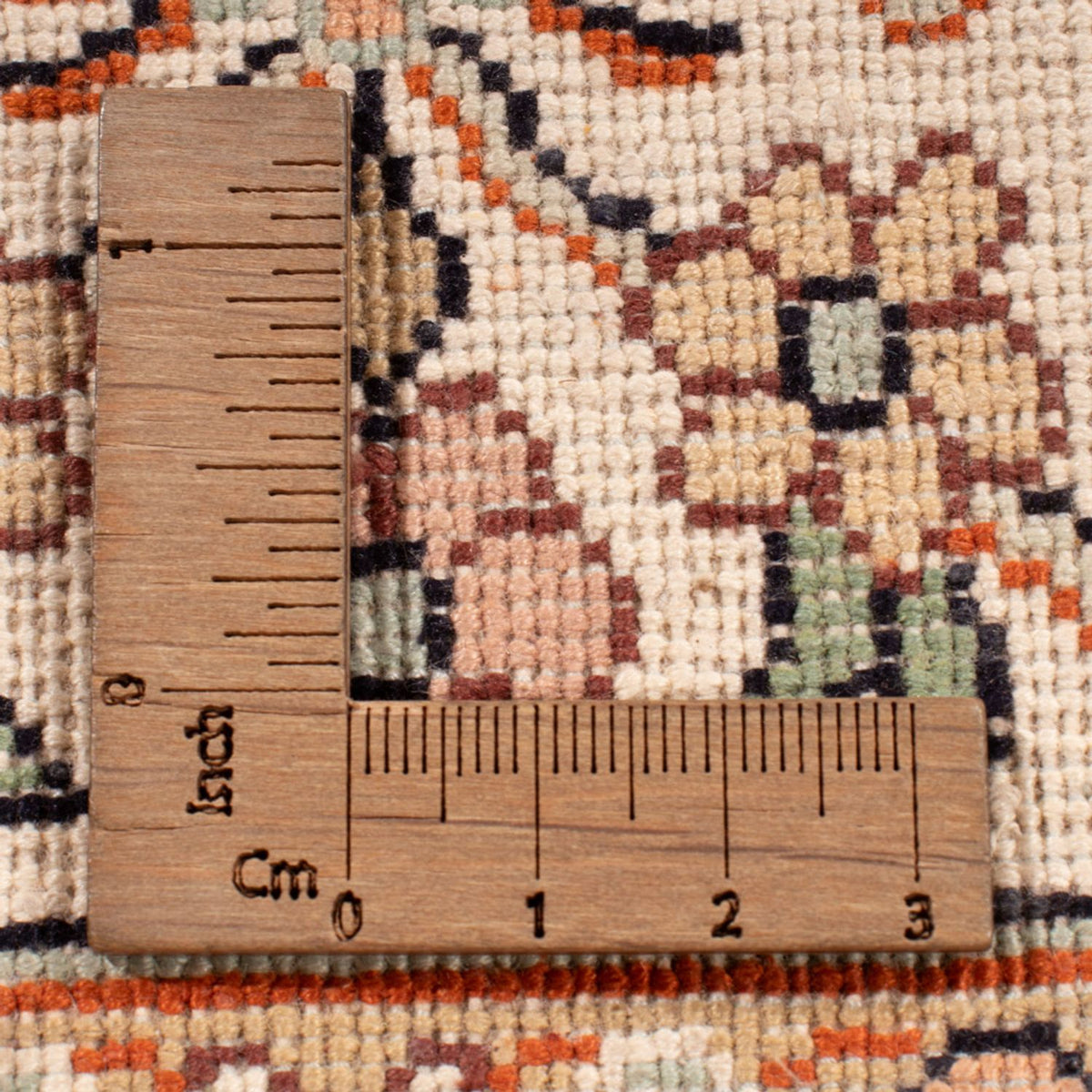 Alfombra de seda - Seda de Cachemira - 290 x 205 cm - arena