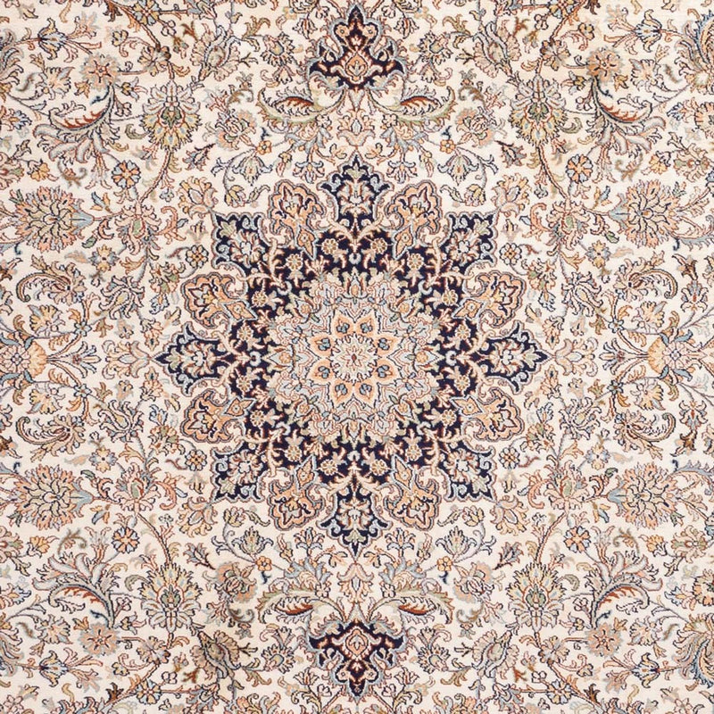 Alfombra de seda - Seda de Cachemira - 309 x 217 cm - arena