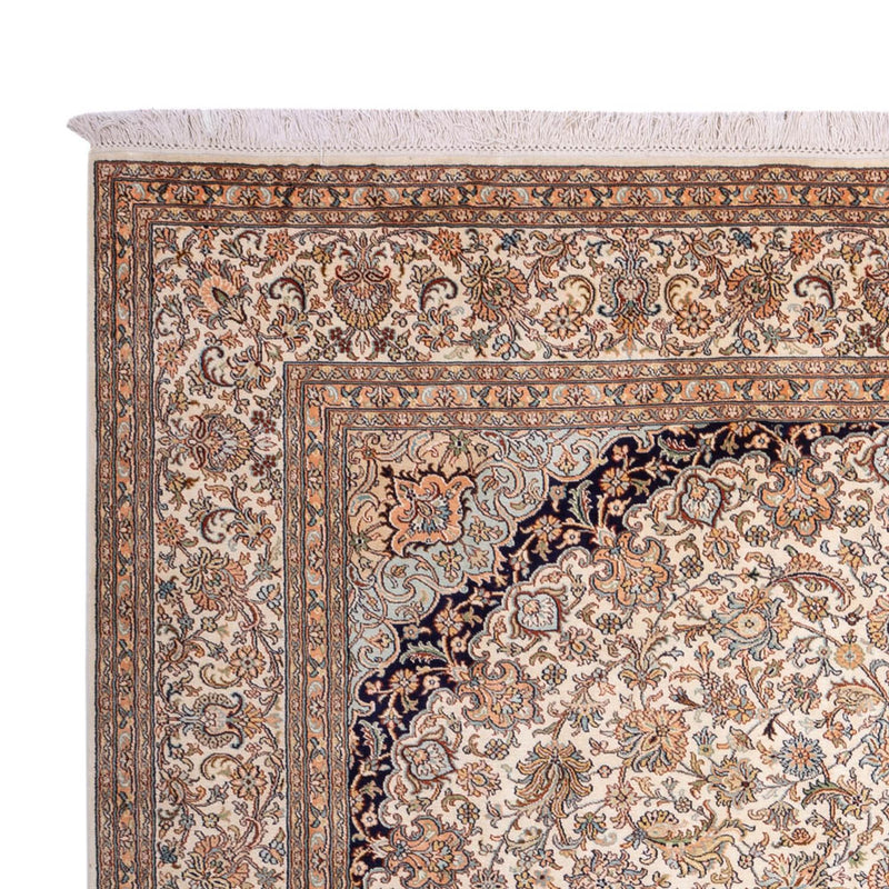 Alfombra de seda - Seda de Cachemira - 309 x 217 cm - arena