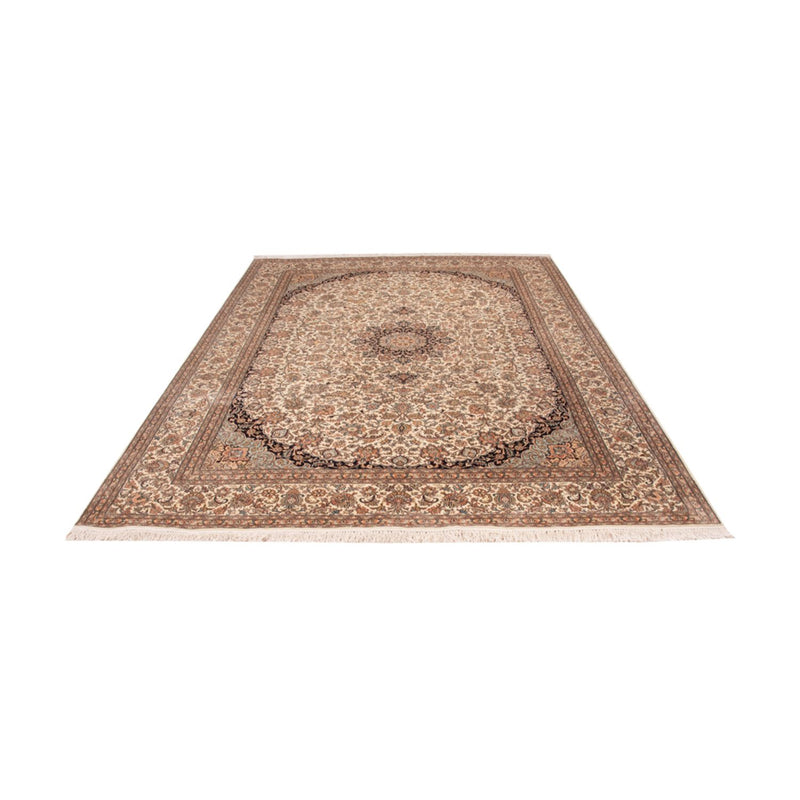 Alfombra de seda - Seda de Cachemira - 309 x 217 cm - arena