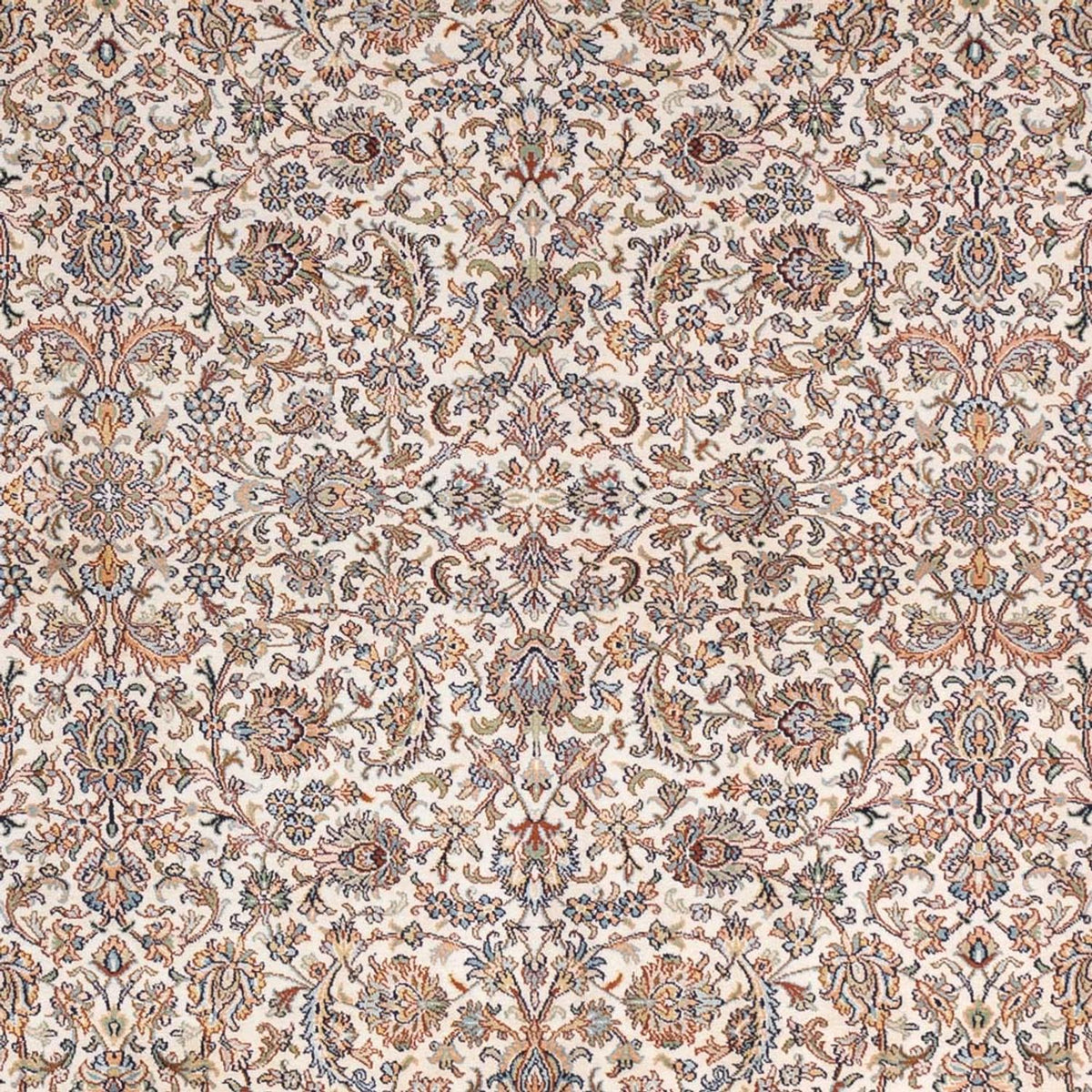 Alfombra de seda - Seda de Cachemira - 326 x 216 cm - beige oscuro