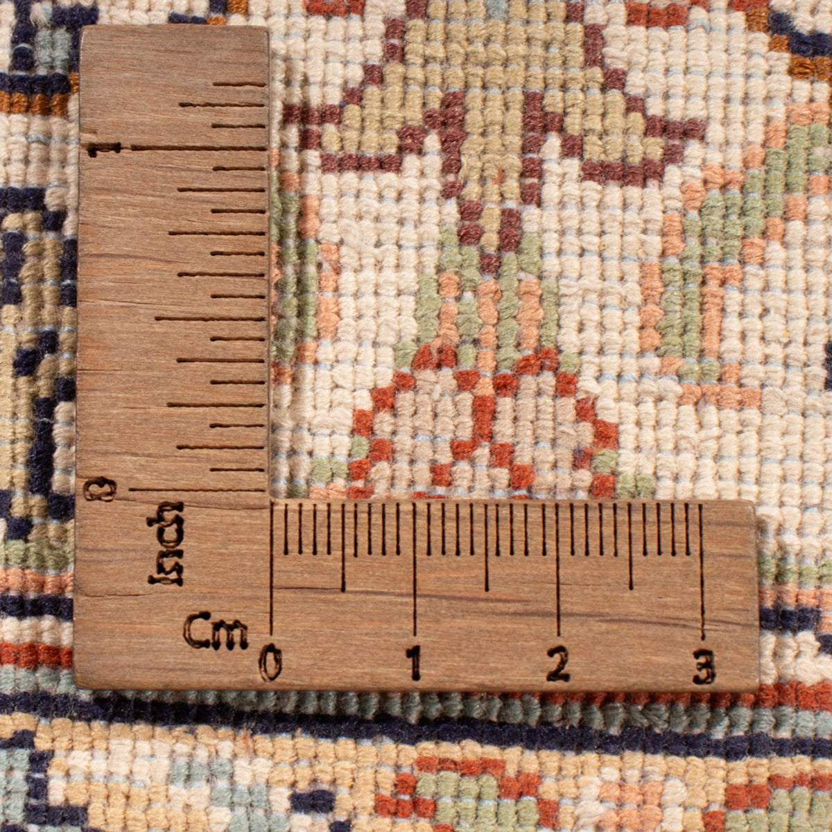 Alfombra de seda - Seda de Cachemira - 326 x 216 cm - beige oscuro