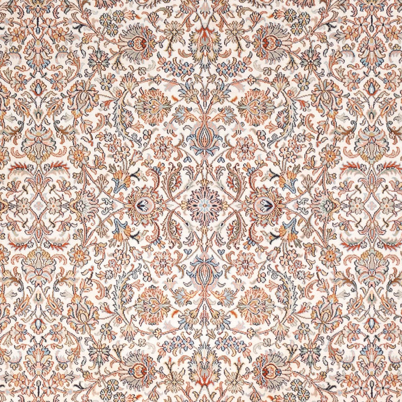 Alfombra de seda - Seda de Cachemira - 318 x 216 cm - beige oscuro