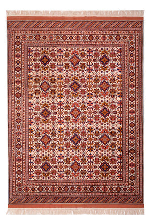 Alfombra de seda - Seda afgana - 282 x 205 cm - marrón