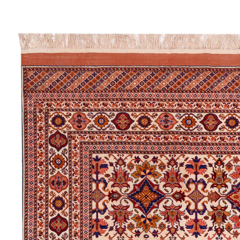 Alfombra de seda - Seda afgana - 282 x 205 cm - marrón
