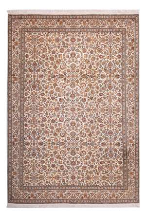 Alfombra de seda - Seda de Cachemira - 305 x 213 cm - arena
