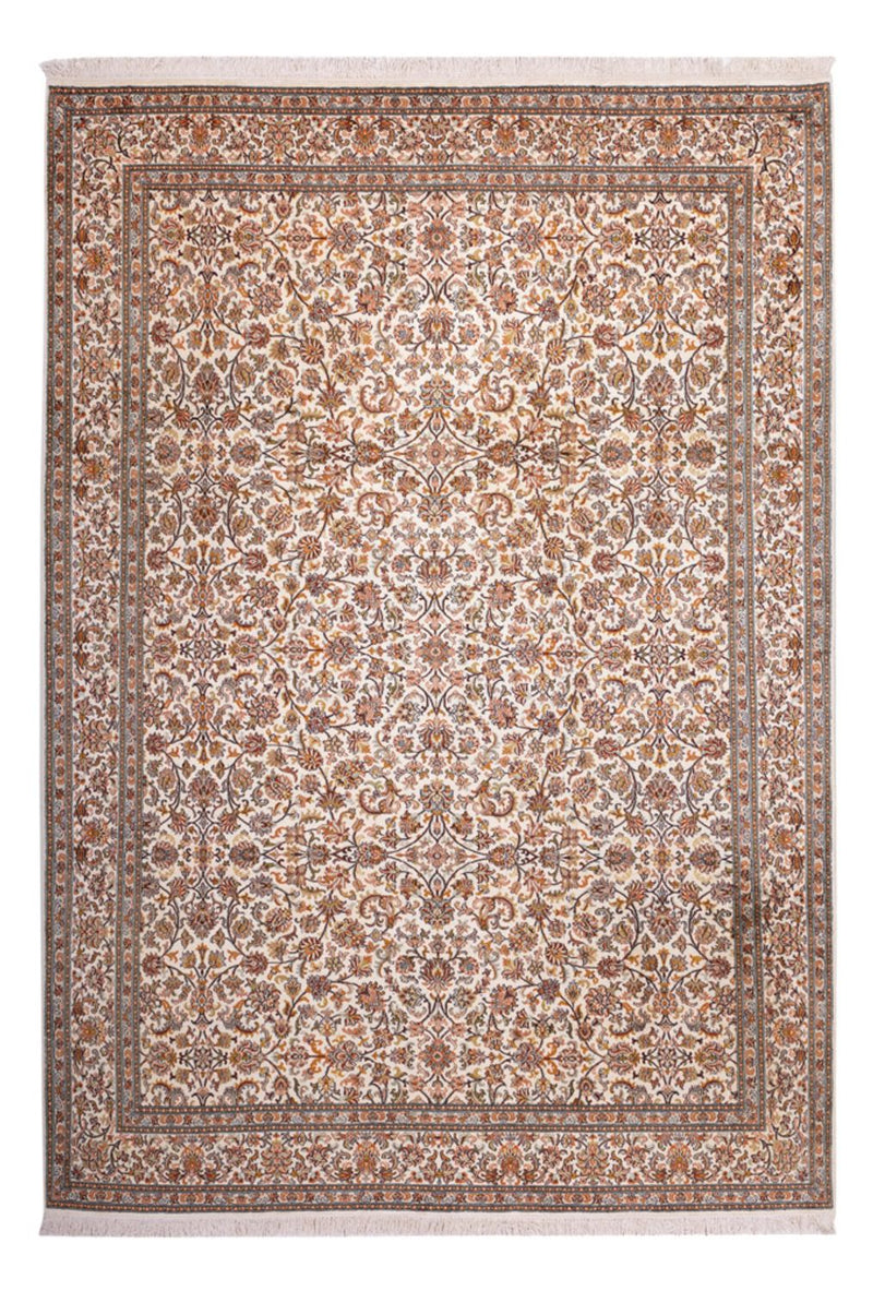 Alfombra de seda - Seda de Cachemira - 305 x 213 cm - arena