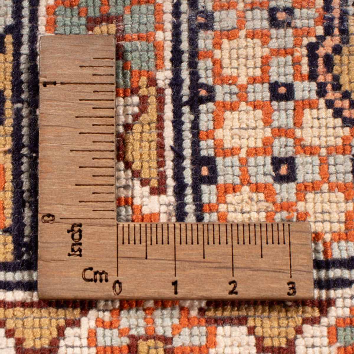 Alfombra de seda - Seda de Cachemira - 317 x 221 cm - beige oscuro