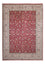 Alfombra de seda - Seda de Cachemira - 302 x 216 cm - rojo