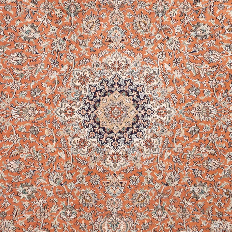 Alfombra de seda - Seda de Cachemira - 306 x 220 cm - terracota